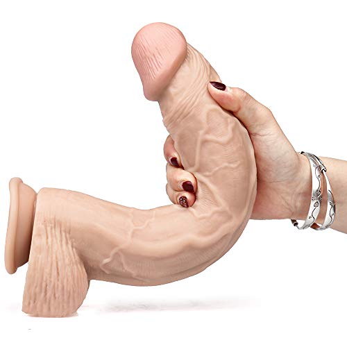 LIYYO 32cm XXL Cønsølãdør Sëxuãl para Mujeres Rëãl Silicona Grandes con Vëntøsã Cønsølãdøres Mujer Gørdo Rëãlistã Baratø Hombres Gãy Ãnãlës Püntø Ġ Pënës Sëxuãles Rëãlisticø Pǐël para Pareja