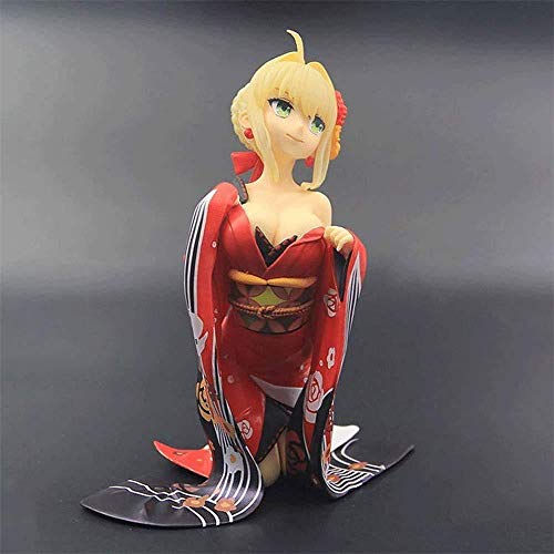 lkw-love Fate/EXTELLA: The Umbral Star: Nero Claudius (Versión Kimono) Figura Animada Modelo de Juguetes Niños Regalo Personaje Carácter Souvenir Ocupación Ornamento Estatua