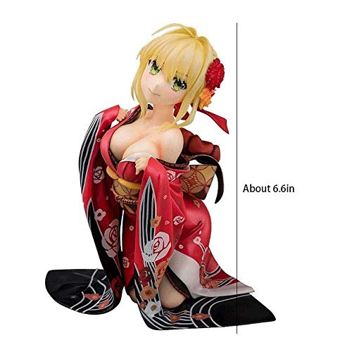 lkw-love Fate/EXTELLA: The Umbral Star: Nero Claudius (Versión Kimono) Figura Animada Modelo de Juguetes Niños Regalo Personaje Carácter Souvenir Ocupación Ornamento Estatua