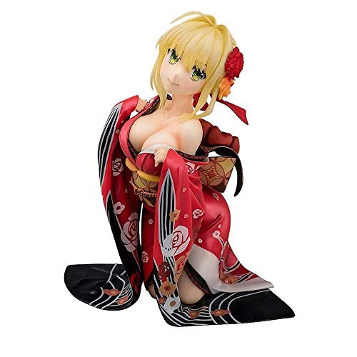 lkw-love Fate/EXTELLA: The Umbral Star: Nero Claudius (Versión Kimono) Figura Animada Modelo de Juguetes Niños Regalo Personaje Carácter Souvenir Ocupación Ornamento Estatua