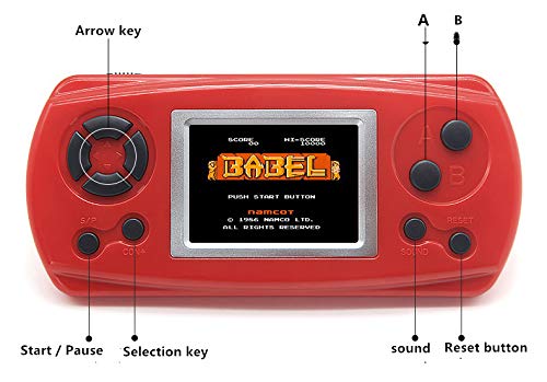 LLDKA FC Nostalgia PSP Modelos de Mano de Color de la Consola de Juegos portátil pequeño clásico de la Vendimia,1