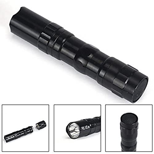 LMNH Mini Portable LED Flashlights, 3W Super Bright LED Battery-Powered Handheld Pocket Compact Torch with Chain, for Camping Outdoor Emergency Diary Lighting
