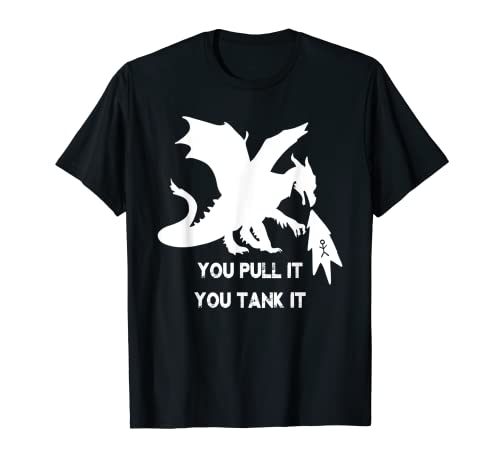 Lo tiras, lo tanques, MMORPG Gamer Dragon Camiseta