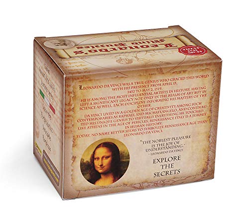 Logica Juegos Art. Caza Real - Rompecabezas 3D de Madera Fina - Dificultad 5/6 Increíble - Colección Leonardo da Vinci