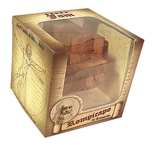 Logica Juegos Art. Jam - Rompecabezas 3D de Madera - Dificultad 5/6 Increíble - Colección Leonardo da Vinci