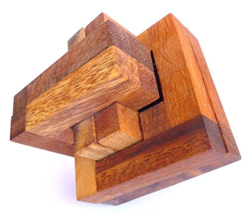 Logica Juegos Art. Jam - Rompecabezas 3D de Madera - Dificultad 5/6 Increíble - Colección Leonardo da Vinci