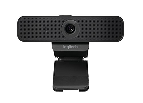 Logitech C925e Business Webcam, Video-Llamadas HD 1080p/30fps, Corrección de Iluminación Automática, Enfoque Automático, Sonido Nitído, Skype Business, WebEx, Lync, Cisco, PC/Mac/Portátil/Macbook