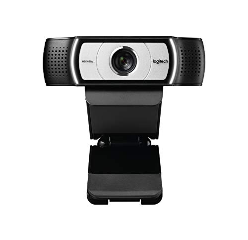 Logitech C930e Business Webcam, Video-Llamadas Full HD 1080p/30fps, Corrección y Enfoque Automáticos, Zoom 4X, Tapa de Privacidad, Skype Business, WebEx, Lync, Cisco, PC/Mac/Portátil/Macbook/Chrome