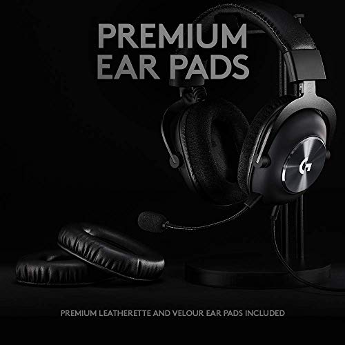 Logitech G PRO X - Auriculares para Gaming con Blue VO!CE, USB, Negro (Reacondicionado)