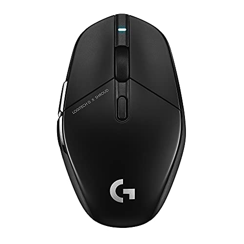 Logitech G303 Shroud Edition Ratón inalámbrico para Gaming - Tecnología Lightspeed inalámbrica - Hero 25K - 25.600 dpi - 75 Gramos - 5 Botones – PC - Negro