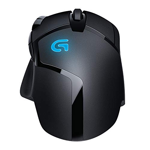 Logitech G402 Hyperion Fury Ratón Gaming con Cable, Seguimento Óptico 4,000 DPI, Peso Reducido, 8 Botones Programables, PC/Mac - Negro