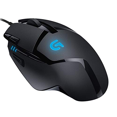 Logitech G402 Hyperion Fury Ratón Gaming con Cable, Seguimento Óptico 4,000 DPI, Peso Reducido, 8 Botones Programables, PC/Mac - Negro