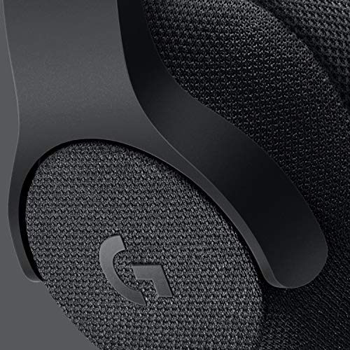 Logitech G433 Auriculares Gaming con Cable, Sonido 7.1 Surround, DTS Headphone:X, Transductores 40mm Pro-G, Peso Ligero, USB y Jack Audio 3,5mm, PC/Mac/Nintendo Switch/PS4/Xbox One - Negro