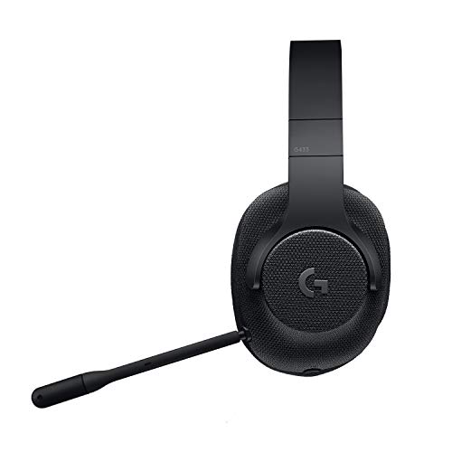 Logitech G433 Auriculares Gaming con Cable, Sonido 7.1 Surround, DTS Headphone:X, Transductores 40mm Pro-G, Peso Ligero, USB y Jack Audio 3,5mm, PC/Mac/Nintendo Switch/PS4/Xbox One - Negro