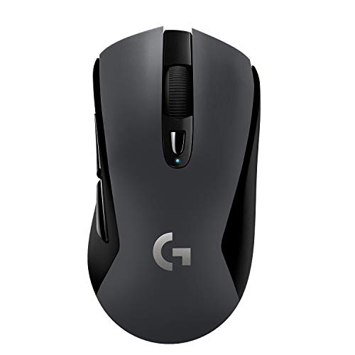 Logitech G603 LIGHTSPEED Ratón Gaming Inalámbrico, Bluetooth o 2.4GHz con Receptor USB, Captor HERO 12K, 12,000 DPI, 6 Botónes Programables, Memoria Integrada, PC/Mac - Negro