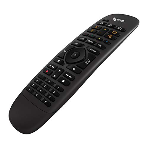 Logitech Harmony Companion Control Remoto a Distancia para SKY, Apple TV, fireTV, Alexa, Roku, Netflix, Sonos and Smart Home, Fácil Configuración LG/Samsung/Sony/Hisense/Xbox/PS4 , Negro