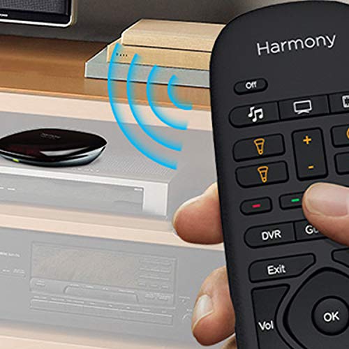 Logitech Harmony Companion Control Remoto a Distancia para SKY, Apple TV, fireTV, Alexa, Roku, Netflix, Sonos and Smart Home, Fácil Configuración LG/Samsung/Sony/Hisense/Xbox/PS4 , Negro