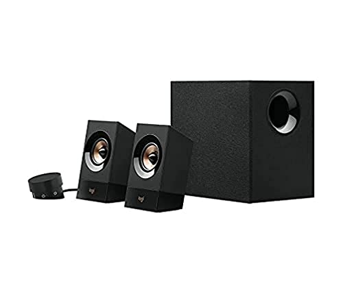 Logitech Z533 2.1 Sistema de Altavoces 2.1 con Subwoofer, Sonido Potente, 120W de Pico, Graves Potentes, Entradas Audio 3.5 mm/RCA, Multidispositivos, Enchufe EU, PC/PS4/Xbox/TV/Smartphone/Tablet