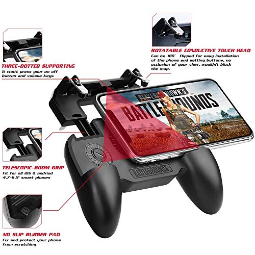 LOKIH Controlador de Juego móvil para Fortnite PUBG Controlador de Juego Móvil, Apuntar Sensibles para Knives out/Rules of Survival - Joystick Gamepad