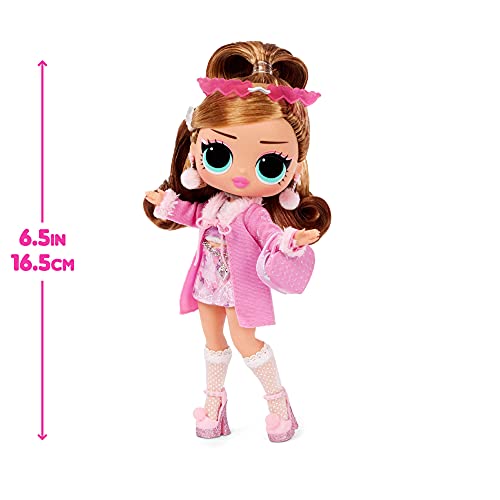 L.O.L. Surprise!- LOL Surprise Tweens-Descubre 15 Sorpresas-con Vestidos, Accesorios, Cepillo para el Pelo, Percha, Soporte para Muñecas Niños-Fancy Gurl, Color (576679C3)
