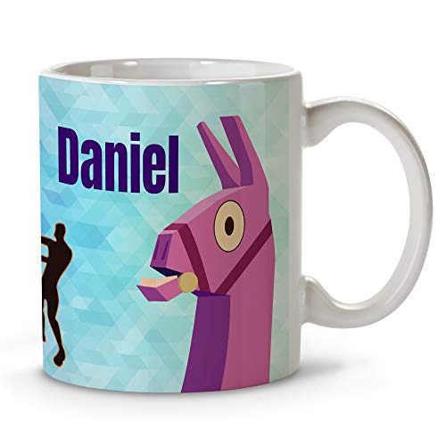 LolaPix Taza Fornite. Tazas Personalizadas. Regalo Friki. Tazas Originales con Nombre. Fornite