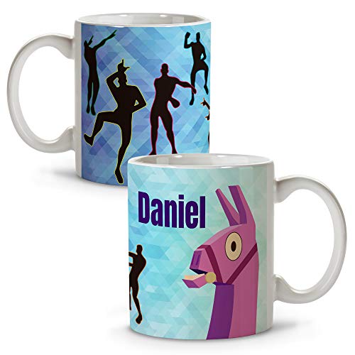 LolaPix Taza Fornite. Tazas Personalizadas. Regalo Friki. Tazas Originales con Nombre. Fornite