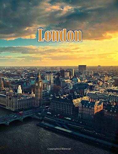 London: 8.5 x 11 bullet journal 100 dotted notebook pages: Volume 2