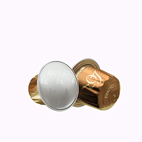 L'Or Espresso Café Colombia Intensidad 8 - 200 cápsulas de aluminio compatibles con máquinas Nespresso (R)* (20 Paquetes de 10 cápsulas)