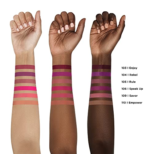 L'Oréal Paris Rouge Signature 105 I Rule Pintalabios Mate Permanente Rosa - 7 ml