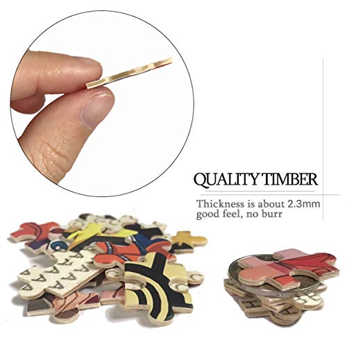 LTpintu Calavera Chica Horror Halloween Adultos Puzzle Niños Madera Ocio Toys Clásico Jigsaw Puzzle 1500 Piezas Juego Regalo