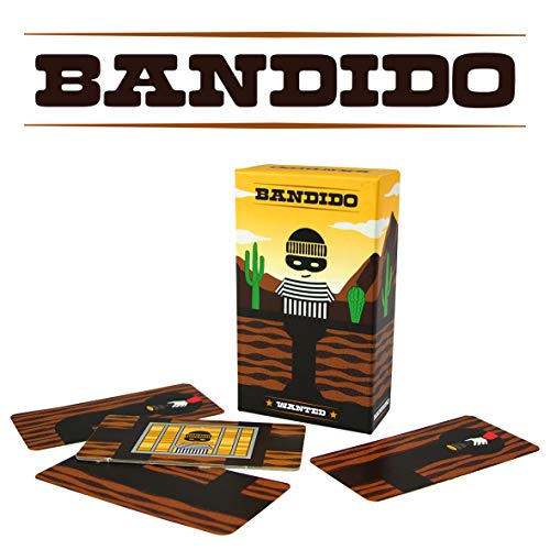 Lúdilo- Bandido Juego de Cartas Educativo para niños, Multicolor