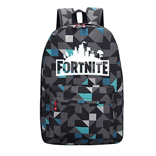 Luminoso Mochila Escolar, Hombres Bolso de Hombro de Las Mujeres, Muchachos Mochila versátil para niñas, Gran cantidad de Almacenamiento en Forma de Escuela, Viajes, al Aire Libre (Lingge Blue)