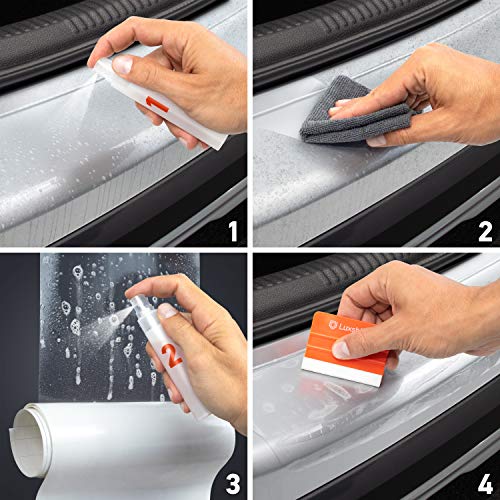 Luxshield Película Protectora Maletero Juego Completo para Superb Combi 3 (III) 3V I 2015-2021 - Protección Parachoques contra Rasguños, Pintura - Transparente Brillante