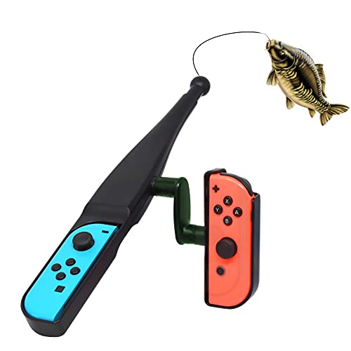 LYCEBELL Caña de pescar para Nintendo Switch Joy con Controladores, Juego de pesca Compatible con Nintendo Switch Legendary Fishing, Fishing Star World Tour, Switch Accesorios