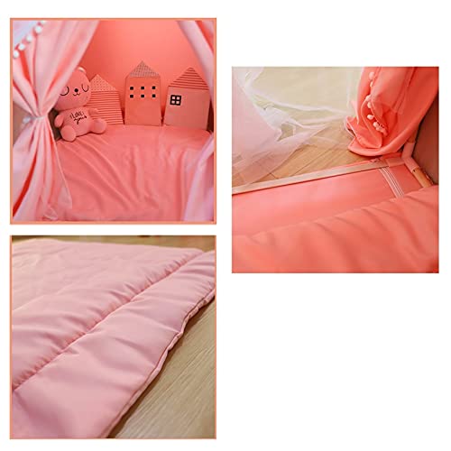 LYLY Tienda Kid's Play Tent Tent Pink Playhouse Teeepee Indoor Princess Castle Tienda al Aire Libre Camping Tepee Gaming Tienda
