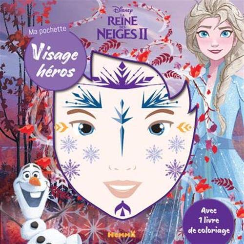 Ma pochette visage héros Disney La Reine des Neiges II: Stickers déguisement et coloriage (Ma pochette visages héros)