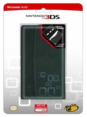 Mad Catz - Funda Textil Microsuede, Color Negro (Nintendo 3DS)