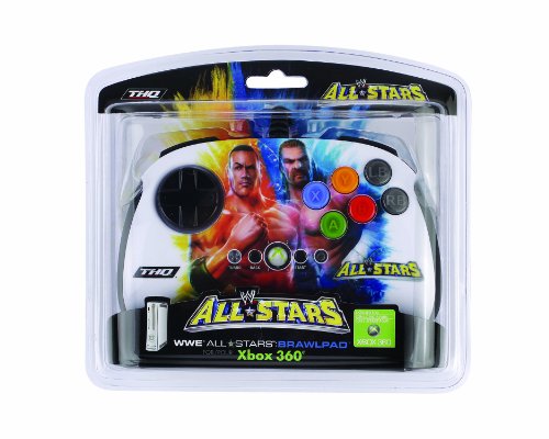 Mad Catz WWE All STARS BrawlPad - Volante/mando (Mando de juegos, Xbox, D-pad, Turbo, Volver, Start, Con cables, USB, 3 m) Múltiple