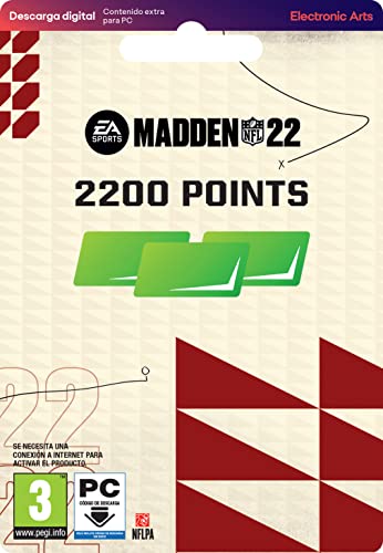 Madden NFL 22 - MUT 2200 Madden Points Pack | Código Origin para PC