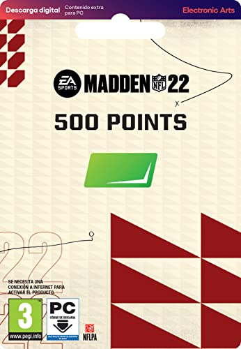 Madden NFL 22 - MUT 500 Madden Points Pack | Código Origin para PC