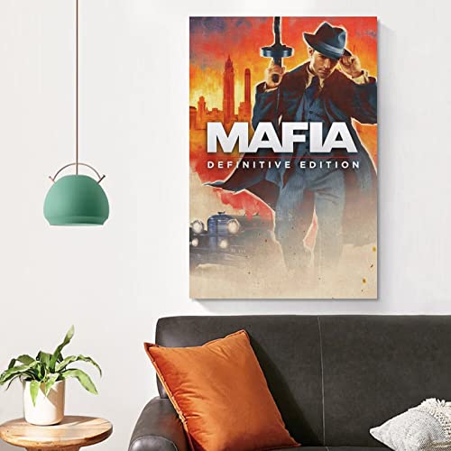 Mafia Definitive Edition - Póster decorativo para la pared, diseño de cuadros, 40 x 60 cm