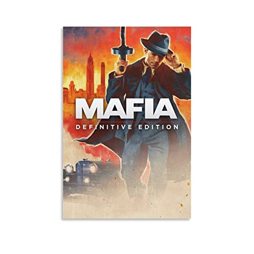 Mafia Definitive Edition - Póster decorativo para la pared, diseño de cuadros, 40 x 60 cm