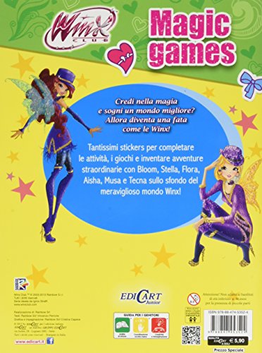 Magic games. Winx club. Con adesivi. Ediz. illustrata. Con aggiornamento online (Winx Girl Series)
