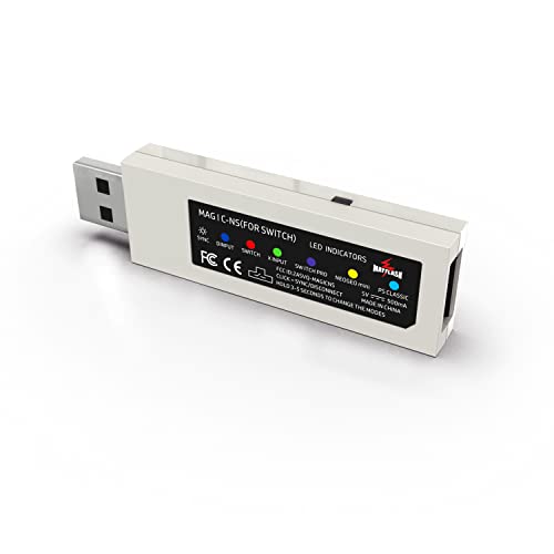 MAGIC-NS Wireless & Wired Controller Adapter Compatible con NeoGeo Mini para NINTENDO SWITCH & PC