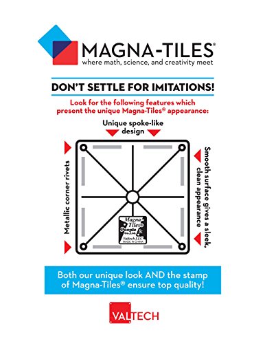 Magna-Tiles Rectangles Expansion Set, The Original Magnetic Building Tiles For Creative Open-Ended Play, Educational Toys For Children Ages 3 Years + (8 Pieces)