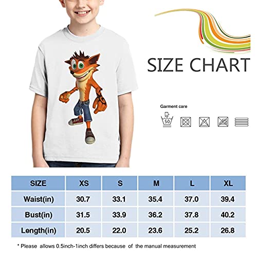 Maichenxuan Crash Band-Icoot Tri-Logy - Camiseta de manga corta para niños de 6 a 16 años