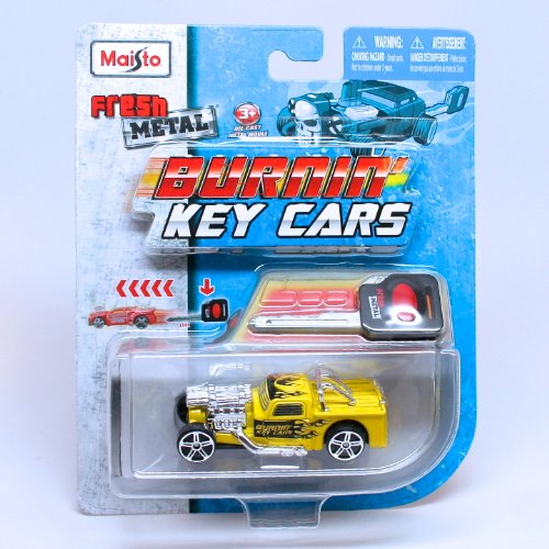 Maisto * Burnin' Key Cars * Fresh Metal Car with Classic Key Launcher Assortment (One Vehicle Randomly Selected) by Burnin' Key Cars