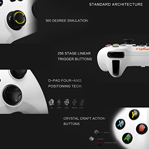 Mando de juegos móvil inalámbrico para iOS, Megadream Gampad, soporte para iPhone Xs, XR X, 8 Plus, 8, 7 Plus, 7 6S 6 5S 5, iPad, iPad Pro Air Mini, Apple TV – Juego directo [certificado MFi]