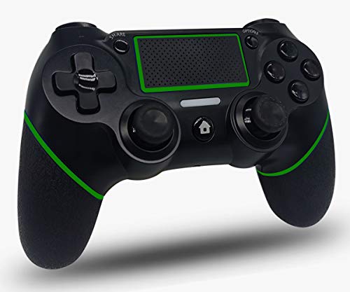 Mando PS4 Inalámbrico, RCCBOOST Bluetooth Mandos Gamepad Joystick para Playstation 4 PS4/PS4 Slim/PS4 Pro con Daul Motor Vibration | 600mAh Battery |3.5mm Audio Jack Speaker |Touch Panel(Blue)