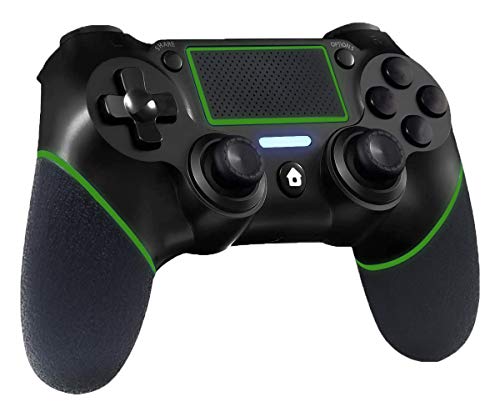 Mando PS4 Inalámbrico, RCCBOOST Bluetooth Mandos Gamepad Joystick para Playstation 4 PS4/PS4 Slim/PS4 Pro con Daul Motor Vibration | 600mAh Battery |3.5mm Audio Jack Speaker |Touch Panel(Blue)